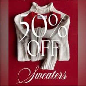 ⭐️⭐️⭐️ SALE 50% OFF SWEATERS & CARDIGANS TODAY ⭐️⭐️⭐️
